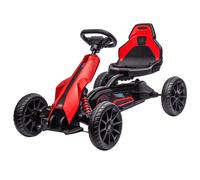 370-288V70RD HOMCOM Electric Go Kart for Kids, 12V Battery Powered Drift Kart with Dual Speed, Forward and Reverse, Safety Belt for Boys and Girls, Ages 3-8 Years, Red