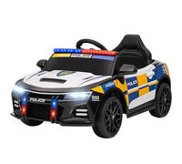 370-402V70MX AIYAPLAY Kids Electric Car, 12V Battery Powered Police Ride on Car with Remote Control, Music, Horn, Siren, Flashing Lights, Children Electric Vehicle for 3-5 Years