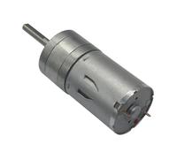 370 DC 6/12/24V Metal Gear electronic starter 12-1360RPM Long Shaft High Torque Geared electronic starter Smart Car Gear electronic starter Reducer(170 RPM,6V)