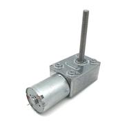 370 DC 6V 12V 24V Gear Reduction electronic starter 6-150RPM Turbo Worm Gear electronic starter High Torque Self Locking Reducer Geared electronic starter(90 RPM,12V)