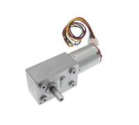 370 DC6/12/24V Worm Gear Reduction Reducer electronic starter 6-150RPM Reversible Low Speed High Torque Turbo Geared electronic starter Gearbox(150 RPM,6V)