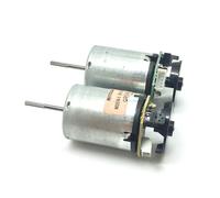 370 electronic starter DC 12V 15V 18V 24V Volt 6400RPM Speed Measuring Encoder Long Shaft Embossed Shaft electronic starter Model MQXFCZUX