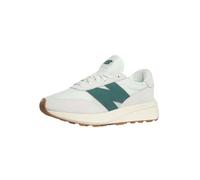 370 Suede Trainers Grey/White/Green 7 UK
