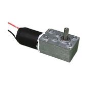 370 Turbo Worm Gear Reduction electronic starter D-Shaft DC 12V 24V 2.5-4.5RPM Slow Speed Self-lock Large Torque Gearmotor IDGTTLDF