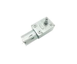 370 Worm Gear electronic starter 24V 12 Volt High Torque dc electronic starter 12v Gearbox Reducer For Barbecue Robot DIY(12V 55rpm,Package H)