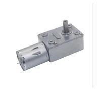 370 Worm Gear electronic starter DC6V 12V 24V Single Shaft Reducer 2-375RPM High Torque Metal electronic starter Reversed Reduction Self-lock MQXFCZUX(40RPM,12V)