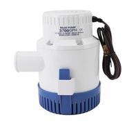 3700 GPH Bilge Pump for Boats, Low Noise, 12V 24V Plumbing Electric Rule Bilge Pump with Rustproof Plastic ABS Housing, Suitable for Ponds Pools Spa Centers Silence Boat RV (12V)