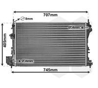 Van Wezel Autoparts Radiator 37002338 - for Saab & Opel Vectra/GTS/Signum Hatchback 2.0L