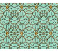 370497 - Versace 4 Baroque Design Gold Green Silver AS Creation Wallpaper