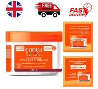 370g Moisturizing Curl Gel for Frizzy and Wavy Hair - Enriched with Shea Butter