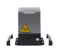 370W Automatic Sliding Gate Opener, Electric Motor Driveway Safety Kit, with 2 Keys+Remote Controls, for Heavy Duty Driveway Sliding Gate Up to 600KG, Security Door Operator AC with Rack and Pinion