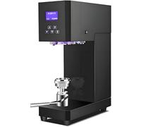 370W Electric Tin Can Sealer,Commercial Automatic Drink Closing Machine for 2.17” Diameter Aluminum Cans PET Cans,Height Adjustable Bottle Capping Machine for Cafe & Beverage Shops Black