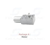 370WG 12V DC 0.6/2/3/6/10RPM Worm Box Gear electronic starter Reversible High Torque Turbo Geared electronic starter Gearbox Reducer For Aut EKFBQBGW(12V 10RPM,Package B)