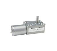 370WG 24V DC 1RPM Self-locking Reversible DC Worm Gear electronic starter Reducer electronic starter for DIY Geared electronic starter MQXFCZUX