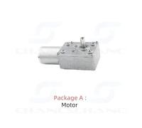 370WG 6V DC 0.6/2/3/6/10RPM Worm Box Gear electronic starter High Torque Reverse Self Lock For Automation Equipment EKFBQBGW(6V 2RPM,Package A)