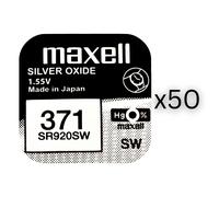 371 SR920SW MAXELL Watch Battery 1.55V Coin Cell Silver Oxide EXPIRY 12/2027