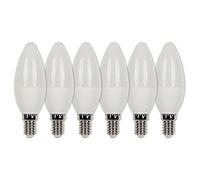 37130 40-Watt Equivalent B35 Dimmable Warm White LED Light Bulb with E14 Base, 6-Pack