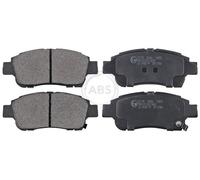 37135 BRAKE PAD SET, DISC BRAKE FITS TOYOTA YARIS/VITZ 1.0
