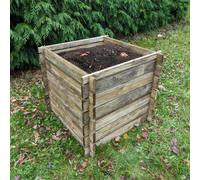 373 Litre Wooden Compost Bin - Small Composter By Woven Wood™