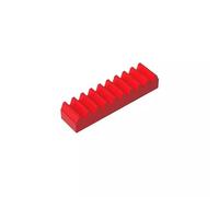 3743 Gear Technic Gear Rack 1x4 50 Pieces GDS-1171 Compatible with Lego Building Blocks Color:Red