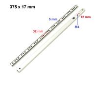 (375mm x 17mm) Cabinet Drawer Runners Ball Bearings 17mm Grooved Slides 245mm / 310mm / 375mm