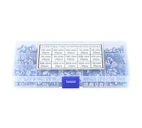 375Pcs 15 Values Potentiometer Variable Resistor Assortment Kit, Electronic Components with Box, Trimmer Potentiometer Resistor for Consumer Electronics, Automobile, Communications