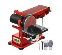 375W Multi-Function Abrasive Sanding Machine Desktop Belt Disc Sander Handmade Woodworking Grinding Polishing Power Tools High Efficiency