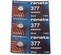 #377 Renata Watch Batteries 3Pcs