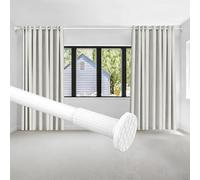 378-430cm Tension Rods for Curtains, 32mm No Drill Extendable Curtain Poles | Adjustable Long Curtain Rod, Heavy Duty Telescopic Spring Pole for Large Windows, Living Room, Patio and Room Divider