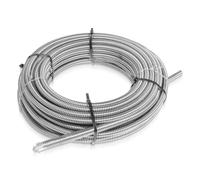 37847 C-32 Inner Core Cable, 3/8” x 75’ Drain Cleaning Cable for RIDGID K-3800 and K-375 Drain Machines, High Torque Anti-Kink Snake Cable for 1-1/2” to 3” Pipes, 75ft / 23m