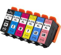 378XL Inks to replace Ink Cartridge Compatible with Epson 378XL Non-OEM for Epson Expression Photo Printers 13.2ml of ink per cartridge. (Light Cyan) One Ink not a set.