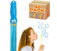 37Cm Bubble Stick Sword Wands - 118Ml Solution Each Stick - 48 Pack