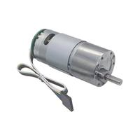 37GB 545 Gear electronic starter Encoder DC 6V 12V 24V High Torque Encoder electronic starter Metal Reversible Gear electronic starter Reducer RRBXXUYN(Reduction ratio 810,12V)