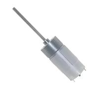 37GB 555 Gear electronic starter DC 12V 24V High Torque Reversible Metal M6 Shaft Gear Reduction electronic starter High Power Gear electronic starter Reducer(300 RPM,24V Bracket Motor)