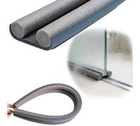37in/96cm Double Under Door Draught Excluder, Draft Excluder for Doors, Draught Excluder Strip for Bottom of Dóor, Adjustable Windproof Draúght Excluders Keeps the Draft Noise Dust Insect Out