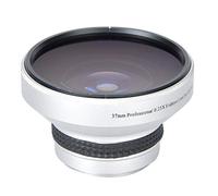 37mm 0.25X Super Fisheye Lens Additional Lens,Aluminum Alloy 2 Part Removable Macro Close-up Shooting Fisheye Effect Wide View Optical Glass Camera Photography Lens, is for 37mm Camera Lens