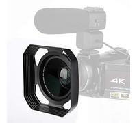 37mm 72mm DV Camera Lens Hood, Blocks Excess Sunlight for Enhanced, 72mm Lens Sun Shade, Needless Light Stopper, Eliminate Surrounding Scattered Light