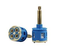 37mm Ceramic Cartridge Valve, Ceramic Faucet Cartridges Replacement for Single Handle Shower Faucet, Ceramic Faucet Valve