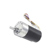 37mm Diameter Gearbox Powerful Long Life High DC12V 24V Brushless Gear Motor Silent PWM Adjustable Speed JGB37-3650(5-Wire PWM,140RPM,24V)