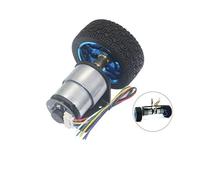 37mm Diameter Geared Motors 12V 24V DC Gear electronic starter With Encoder and Wheel Kit For DIY(12V 333rpm)