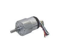 37mm Diameter Low Speed Silent 12V 24V Geared electronic starter Eccentric Shaft Gearmotor With PPR=11 Speed Measurement Encoder Gear electronic starter EKFBQBGW(12 RPM,12V)