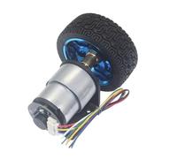 37mm JGB37-520 encoder motor Smart car motor DC 6V 12V 24V small motor car kit speed motor(Without bracket,6v)
