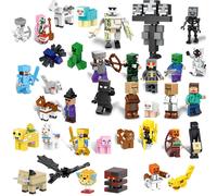 37PCS My World Series Minecraft Figures - Compatible with LEGO Bricks
