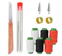 37Pcs Sewing Tool Set, Complete Sewing Kit with 25 Stainless Steel Needles, Threader, Thimble, Seam Ripper, 6 Spools of Thread, and Needle Case - Ideal for Mending, Crafting & DIY Projects