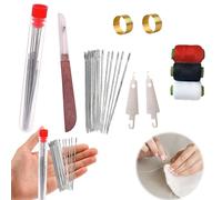 37Pcs Sewing Tools Set, Portable Sewing Kit, Needle & Thread Set, All-in-One Sewing Accessories for Hand Sewing, Crafting & Repairs