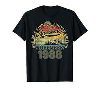 37th Bday Gifts for Men November 1988 37 Year Old T-Shirt
