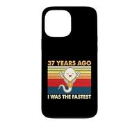 37th Birthday 37 Years Ago I Was The Fastest Bday Case for iPhone 13 Pro Max