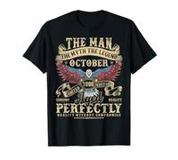 37th Birthday Gifts October 1988 Men Funny 37 Years Old T-Shirt
