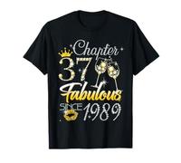 37th Birthday Queen Chapter 37 Fabulous Since 1989 Women T-Shirt