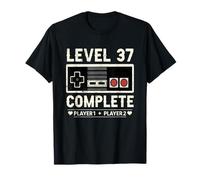 37th Wedding Anniversary 37 Year Him Her Level 37 Complete T-Shirt